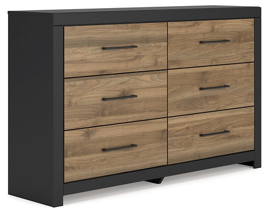 Vertani Six Drawer Dresser