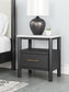 Cadmori King Upholstered Panel Bed with 2 Nightstands