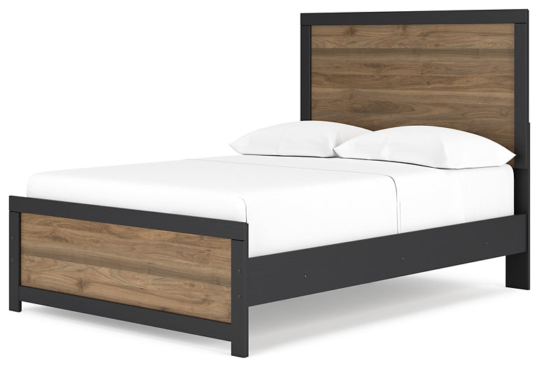 Vertani Full Panel Bed with Dresser and 2 Nightstands