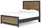 Vertani Full Panel Bed with Mirrored Dresser and 2 Nightstands