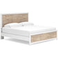 Charbitt King Panel Bed with Mirrored Dresser and 2 Nightstands