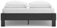 Socalle Queen Platform Bed with Dresser, Chest and 2 Nightstands