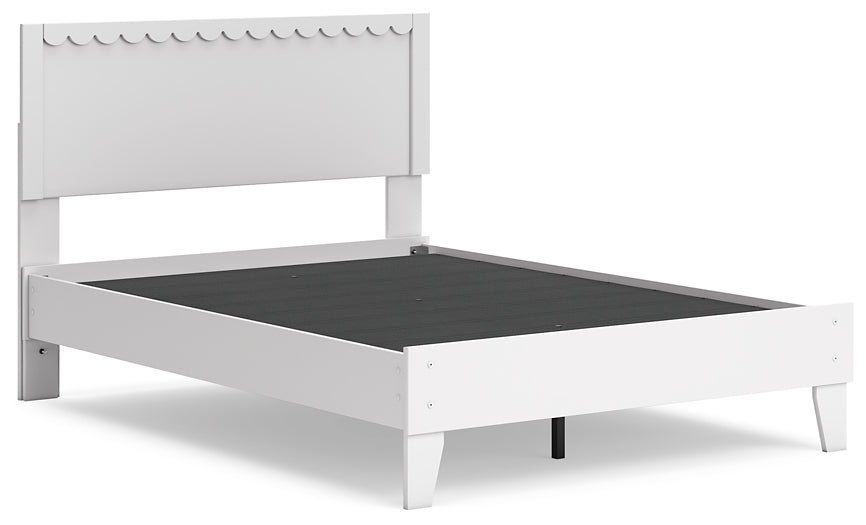 Hallityn Full Panel Platform Bed with Dresser, Chest and 2 Nightstands