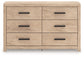 Sanginlane Six Drawer Dresser