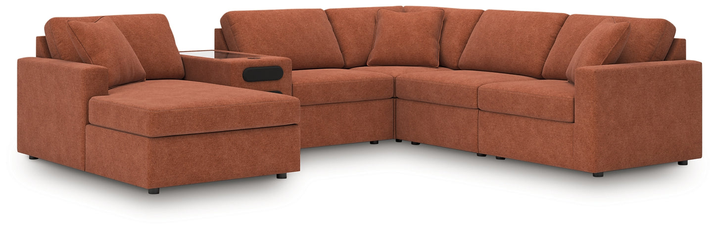 Modmax 6-Piece Sectional with Audio System and Chaise