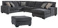 Tracling 3-Piece Sectional with Ottoman